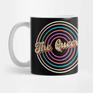 vintage circle line color The Queers Mug